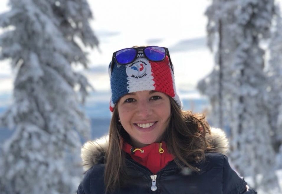 Portrait de Célia Martinez,Célia Martinez, une professionnelle du ski de vitesse clermontoise