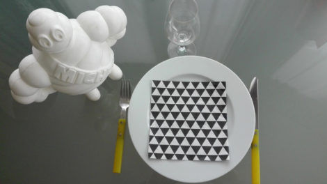 Bibendum passe à table avec le Guide Michelin / Photo Olivier Perrot