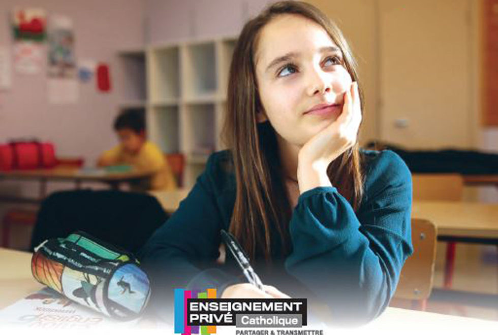 visuel publicitaire enseignement catholique 63