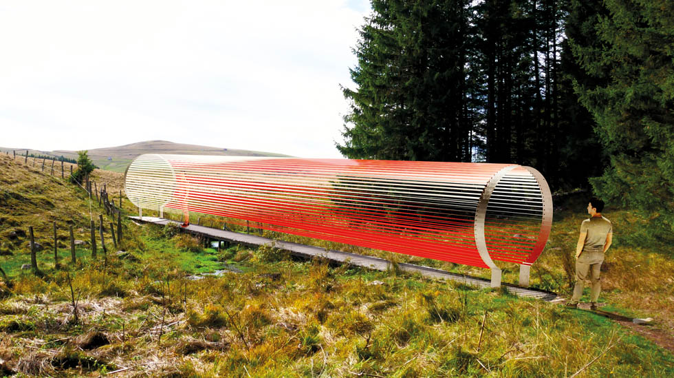 Oscillations oeuvre M. Cosson A.Verglas pour Horizon Sancy 2020