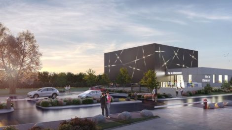 Futur complexe de chute libre indoor.