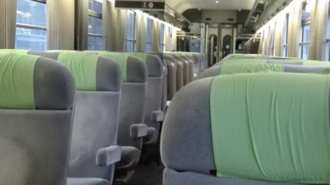 Intérieur train Intercités Paris-Clermont / Photo 7 Jours à Clermont