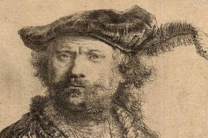 Rembrandt, autoportrait "Rembrandt faisant la moue"