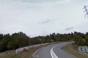 Mur du virage de Manson sur l'ancien tracé du circuit de Charade.