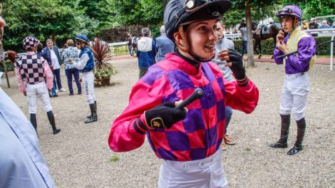 Femme Jockey, Vichy / Photo P.Bossin