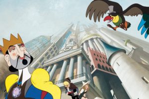 Illustration Le Roi et l'Oiseau / P. Grimault