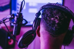 musicien en studio / Photo D. Sanchez