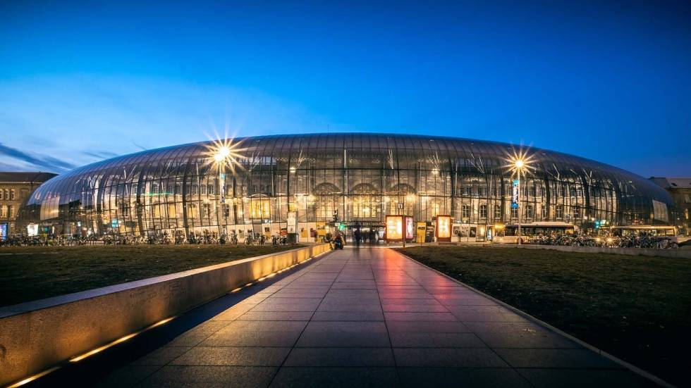 Gare de Strasbourg. Photo : P.Prim / Office de tourisme de Strasbourg et sa région