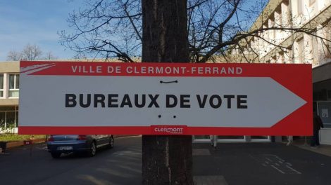 Panneau bureau de vote / photo 7 jours à Clermont