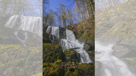 Cascade dans le Cantal / Photo Dominique Vivarès