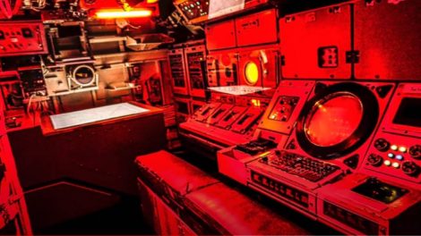 Intérieur du Redoutable / Photo P. Bossin