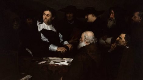 Blaise Pascal au milieu de ses contradicteurs par Louis-Jean Charbonnel / collection MARQ