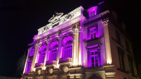 Opéra de Clermont de nuit / Photo Olivier Perrot