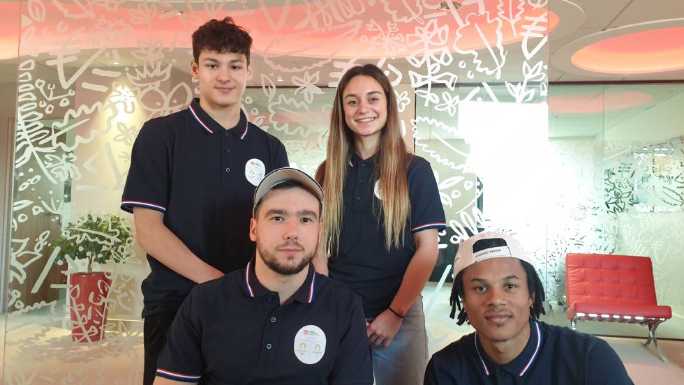 4 des 7 membres de la Team CEPAL JOP24 / photo 7 Jours à Clermont
