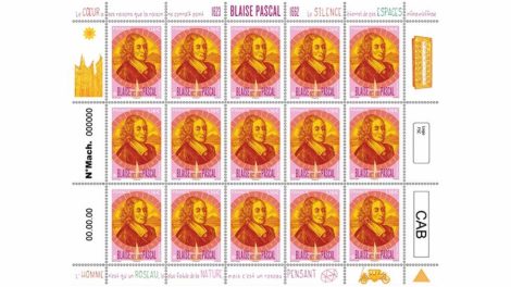 Timbre Blaise Pascal / Artiste Florence Wojtyczka