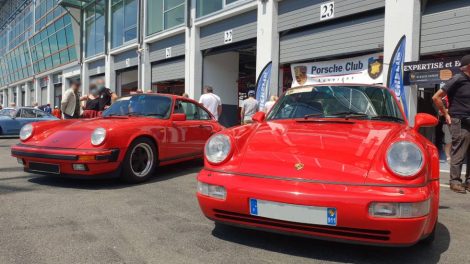Porsche 911 rouges / Photo O. Perrot
