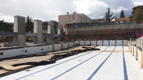Piscine de Chamalières en travaux / Photo 7 Jours à Clermont