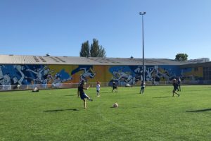 Fresque Keymi et Motte "l'ASM en Mouvement" / Photo ASM