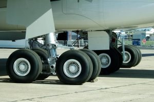 Train atterrissage Airbus A340 / Photo Wikipédia