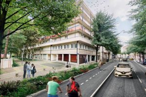 Les futurs boulevards sud / (c) projet Hors Champs/Egis - illustration Bref 3D