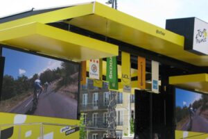 Podium Tour de France / Photo 7 Jours à Clermont