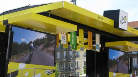 Podium Tour de France / Photo 7 Jours à Clermont