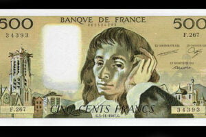 Billet 500 Francs "Pascal" Photo Wikipédia