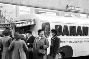 1953 – Quand Banania faisait sa pub à Clermont. Coll. A.-S. Simonet