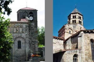 Mozac et Chauriat, sites clunisiens / Photo Wikipédia