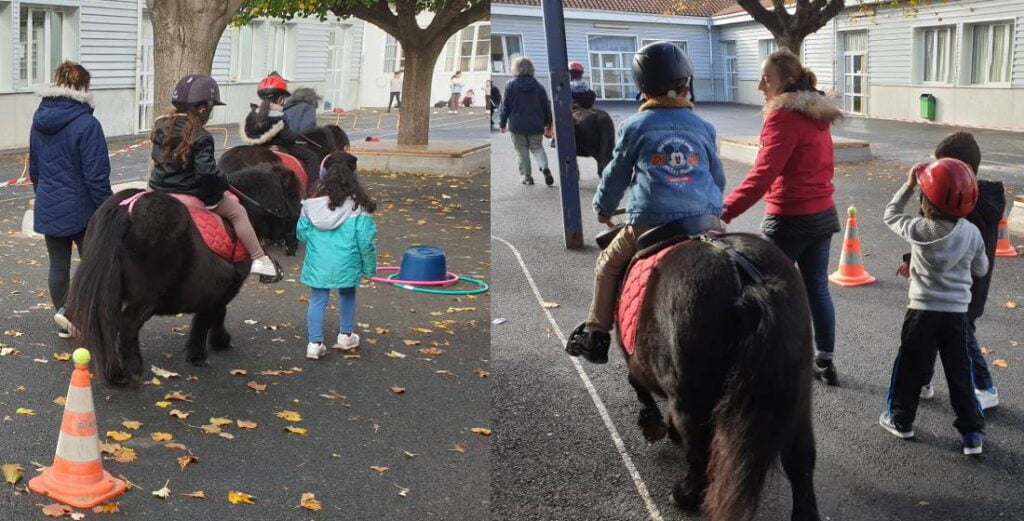 Poneys à l'école Diderot / Photo 7 Jours à Clermont