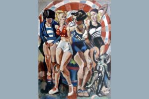 "Les baigneuses" par François Desnoyer 1950 Collection Combe - MARQ