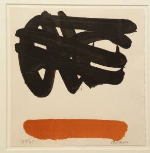 œuvre sur papier, Pierre Soulages