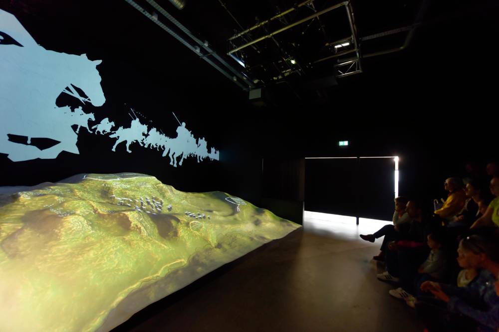 Salle immersive, Musée de Gergovie © Henri Derus