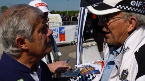Ago et Read évoquant leurs souvenirs en 2012 / Photo G. Lemaitre