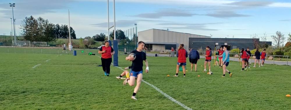Élise Pignot sur le terrain / Photo Philippe Thivat