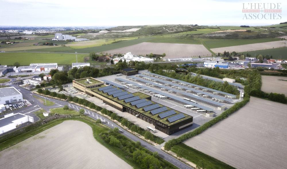 Futur centre d'exploitation T2C / (c) SMTC-Lheude-L&H