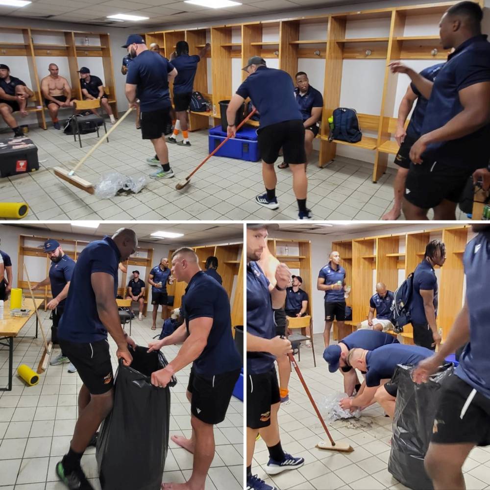 Le ménage des SudAf / Photos Yves Meunier