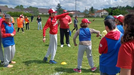 Atelier Rugby à Lezoux / Photo P. Thivat