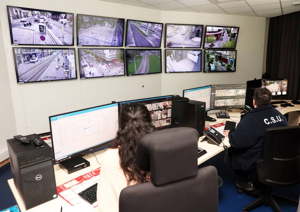 Centre de supervision urbain / Photo  Ville de Clermont direction de la communication