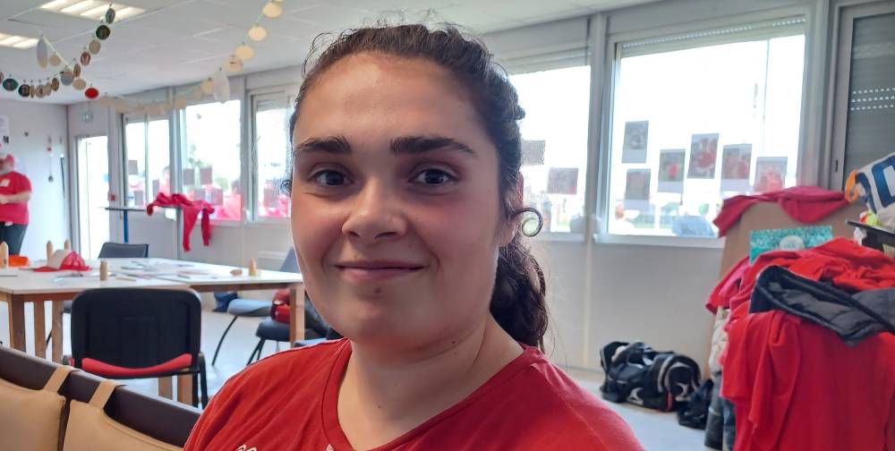 Marie Trottard éducatrice spécialisée et bénévole au club Rugby Club Lezovien / Photo P.Thivat