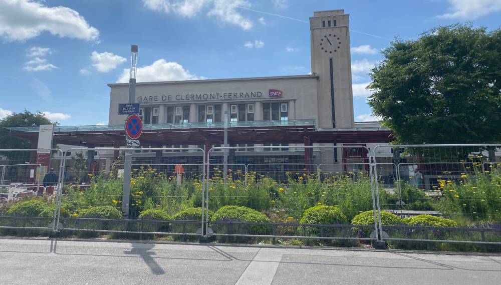 Gare SNCF en travaux / Photo E. Boënnec