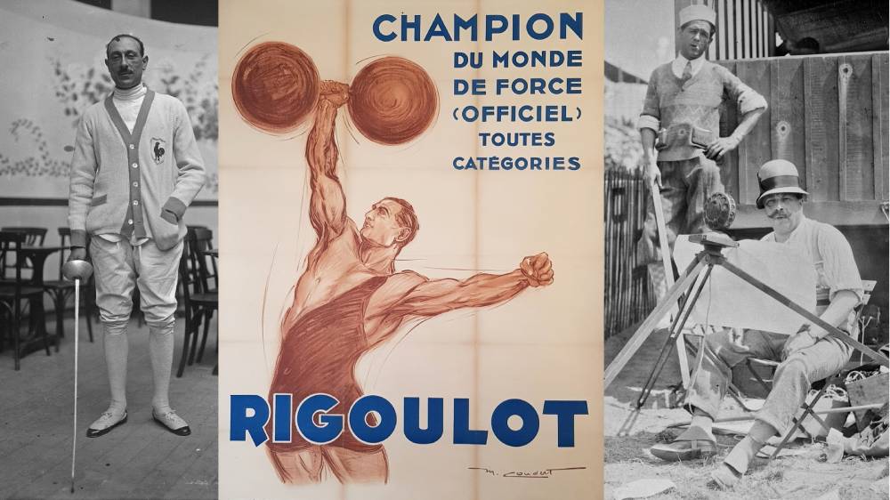L’élégance de R. Ducret...
© Agence Rol-BnF
Et la force de Ch. Rigoulot.
© M. Coudert, 1924, coll. privée - D.R. / E. Dehorter, surnommé « le parleur inconnu ».
© Agence Rol-BnF