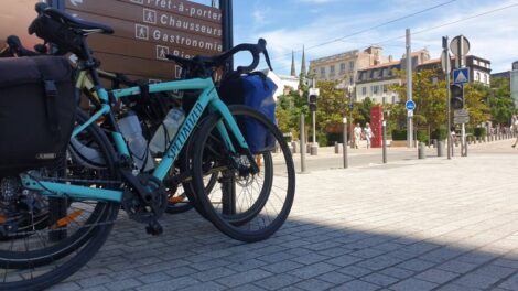Gravel cyclotouriste place de Jaude / Photo 7 Jours à Clermont