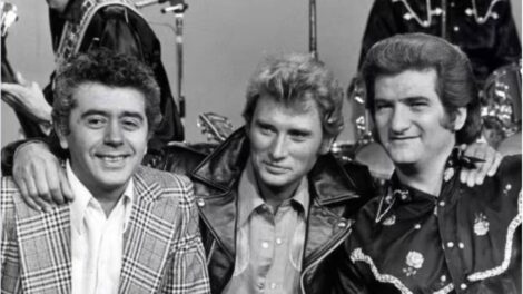 H. Leproux, Johnny et Eddy au Golf Drouot, en 1975 / Photo J.L Racurel