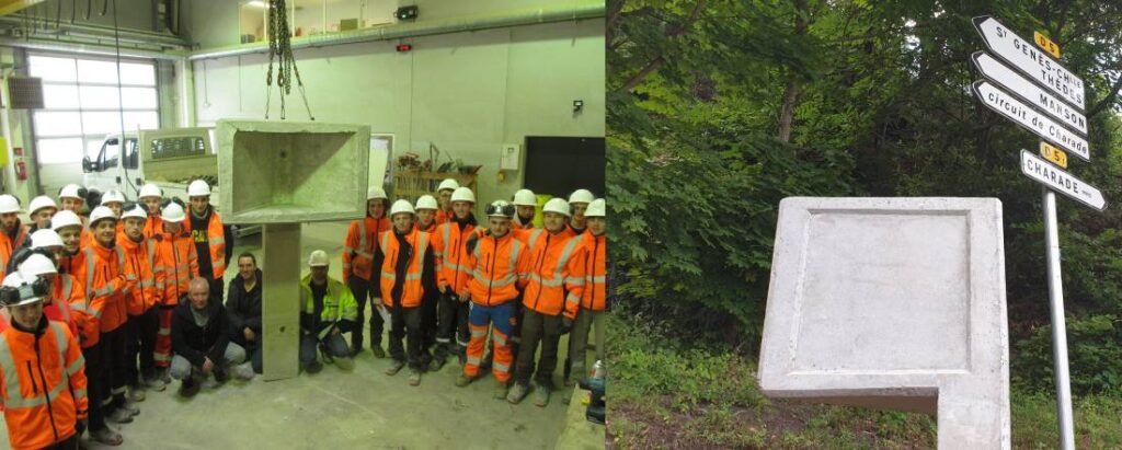 Le premier poste de secours refabriqué à Aigleton  et à Gravenoire / Photo Agissons pour Charade et 7 Jours à Clermont