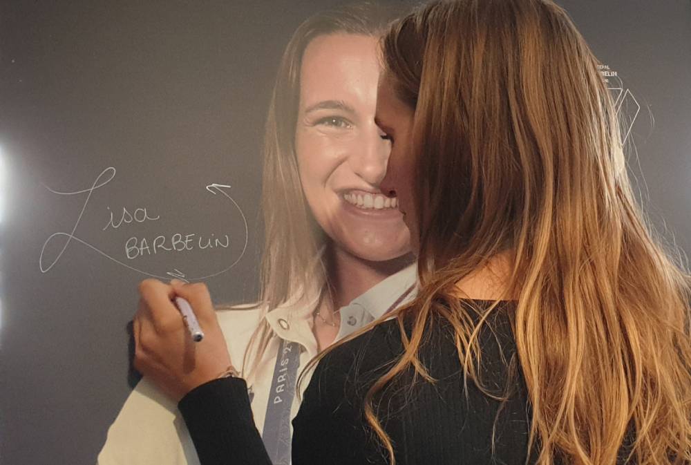 Lisa Barbelin, dédicace / Photo Olivier Perrot