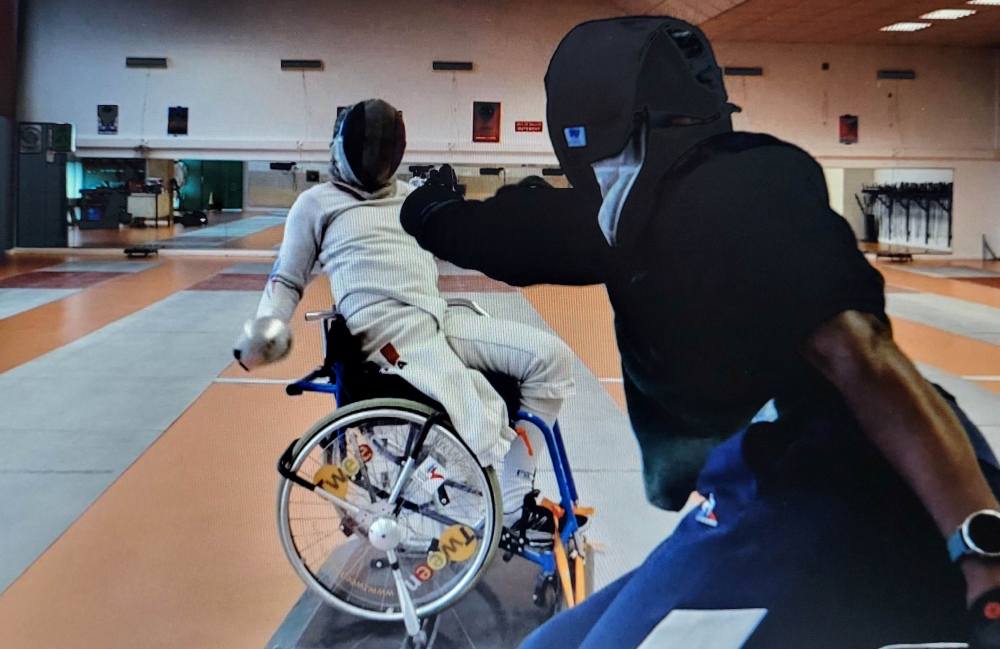 À l'entrainement / Photo France TV