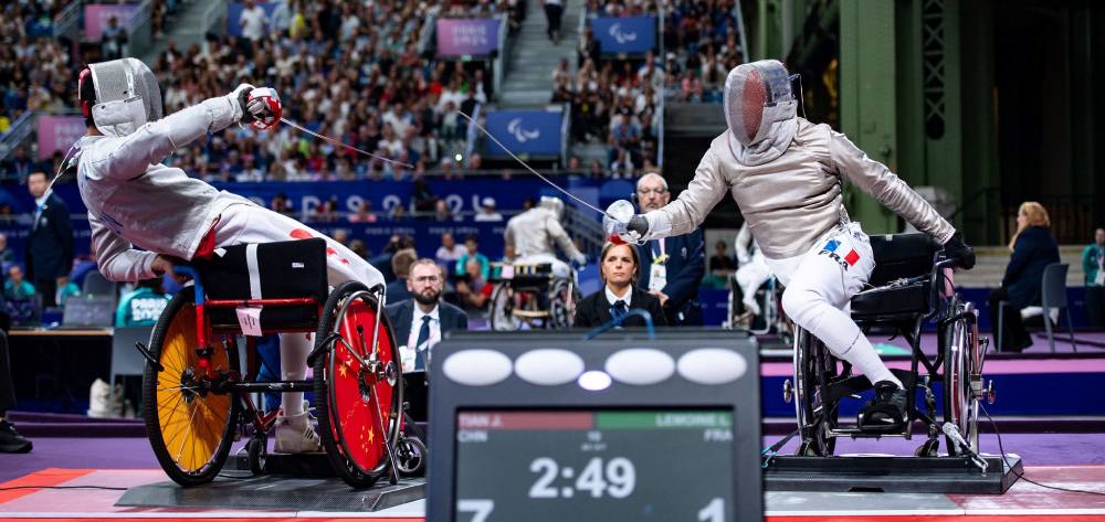 En compétition / Photo Comité Paralympique