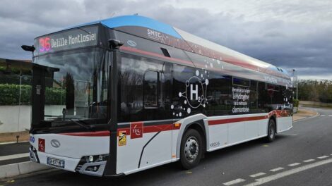 Bus Solaris Hydrogène / Photo SMTC-AC