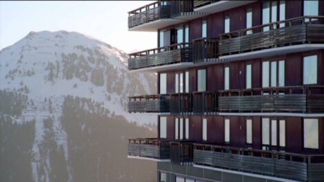 Immeuble de station / image du film Architecture et Station de Thierry Mercadal